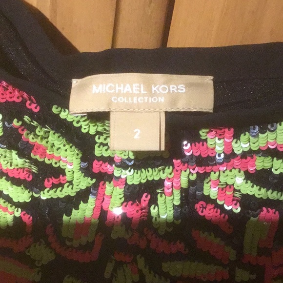 Michael Kors Collection Floral All Sequin Flare Pants & MK Collection Dress - Picture 12 of 16